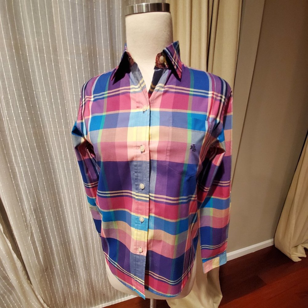 Ralph Lauren Multi color plaids shirt